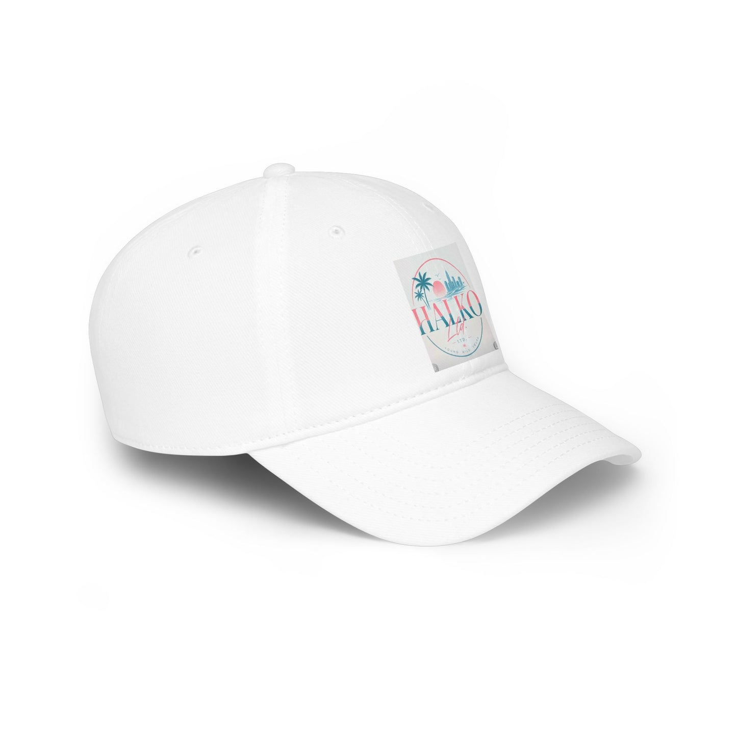 Halko Retro Beach Cap — Vintage Palm Tree Baseball Hat