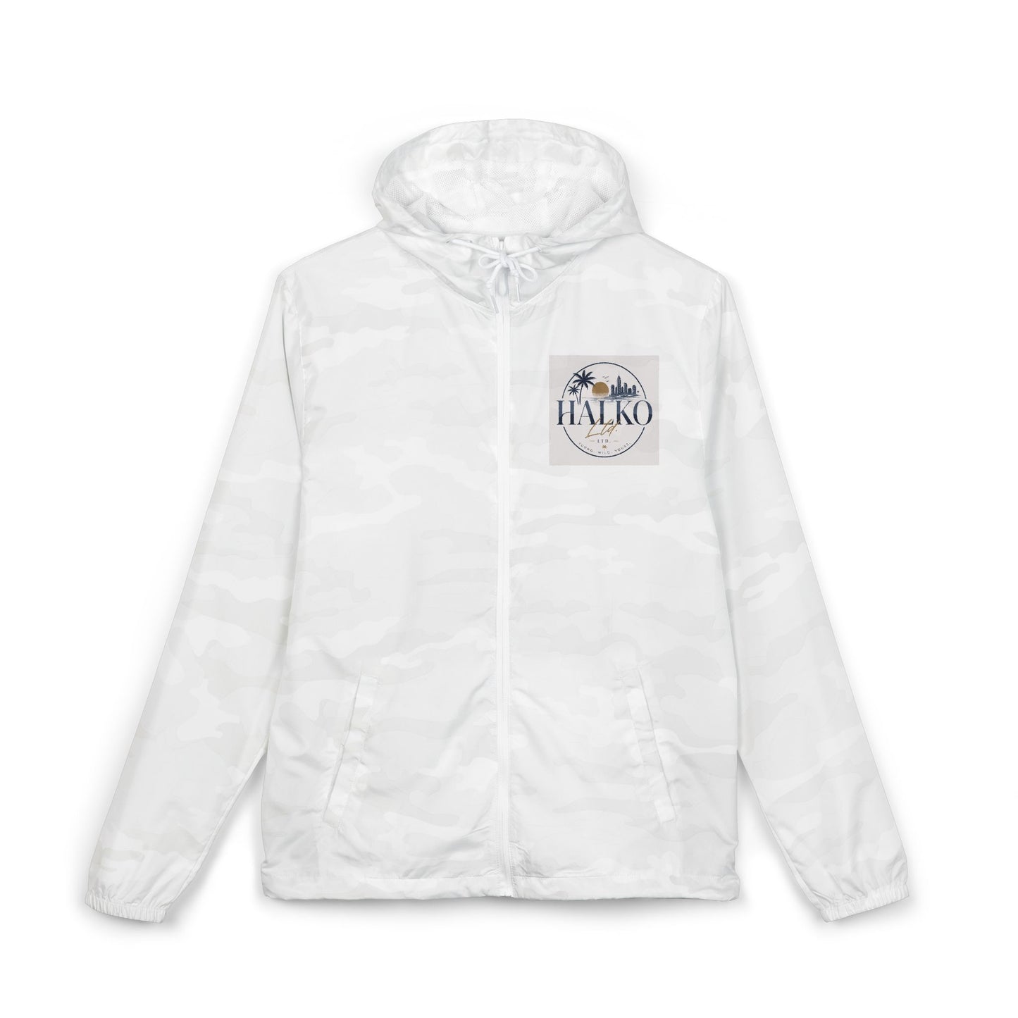 Unisex Full-Zip Windbreaker Jacket