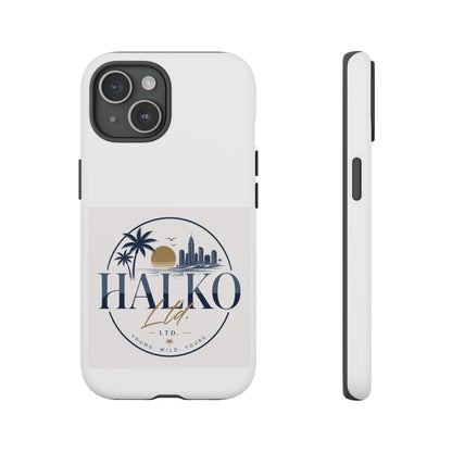 Halko Beach Skyline Phone Case — Sunset Palm Tropical Protective Cover