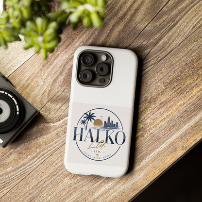Halko Beach Skyline Phone Case — Sunset Palm Tropical Protective Cover