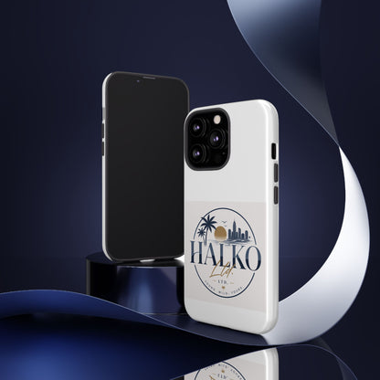 Halko Beach Skyline Phone Case — Sunset Palm Tropical Protective Cover