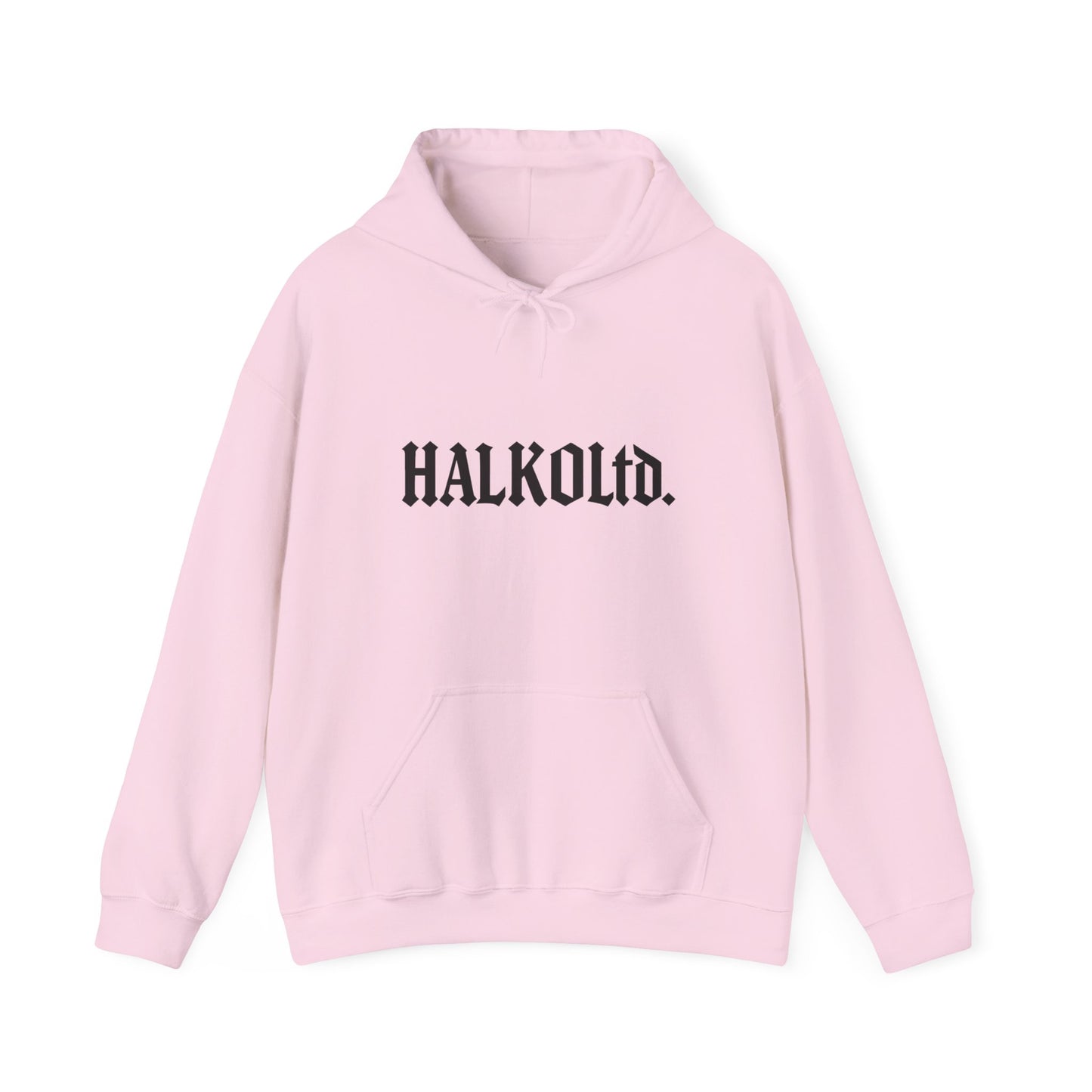 HalkoLtd. Logo Hoodie — Minimal Gothic Streetwear Pullover