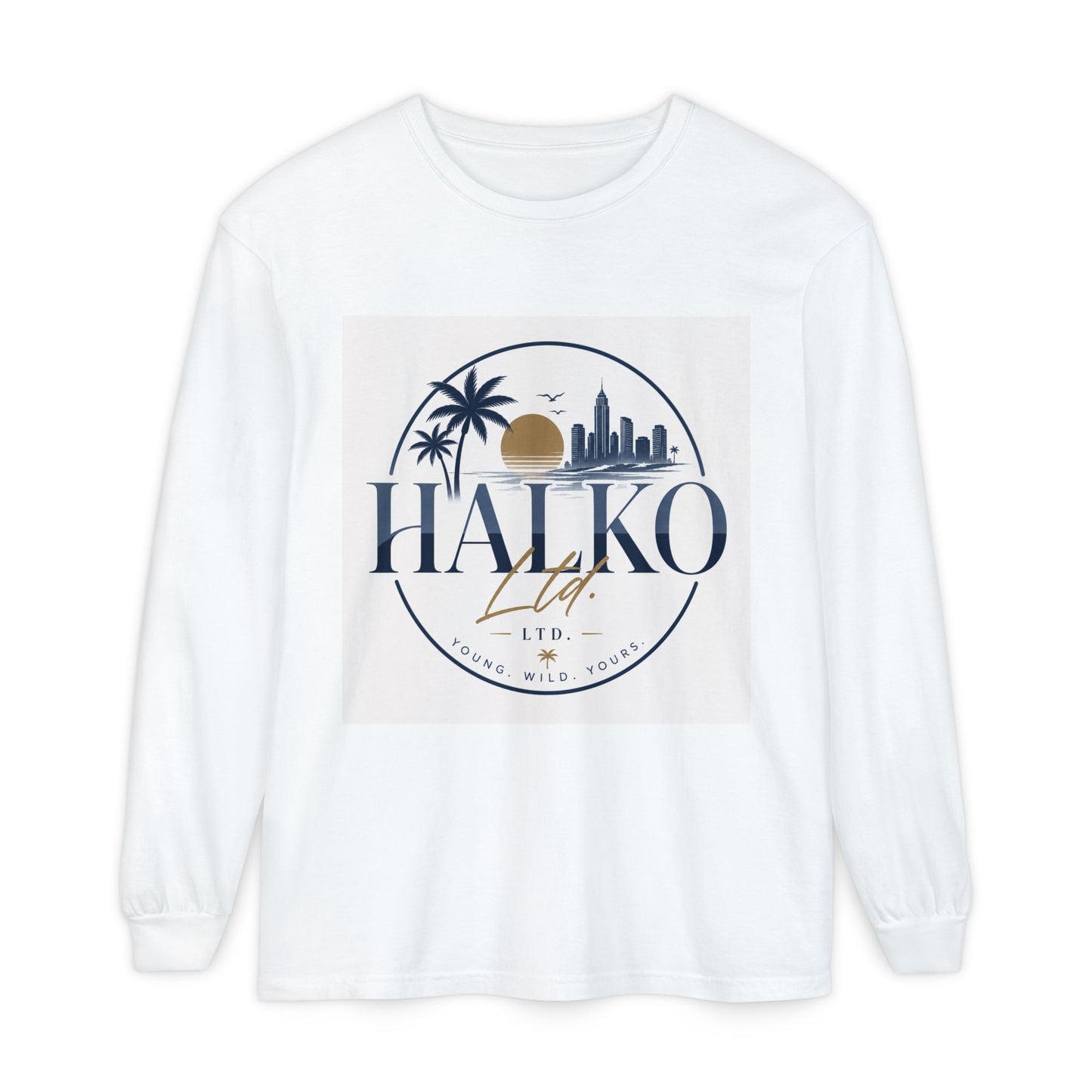 Halko Coastal Logo Long Sleeve Tee