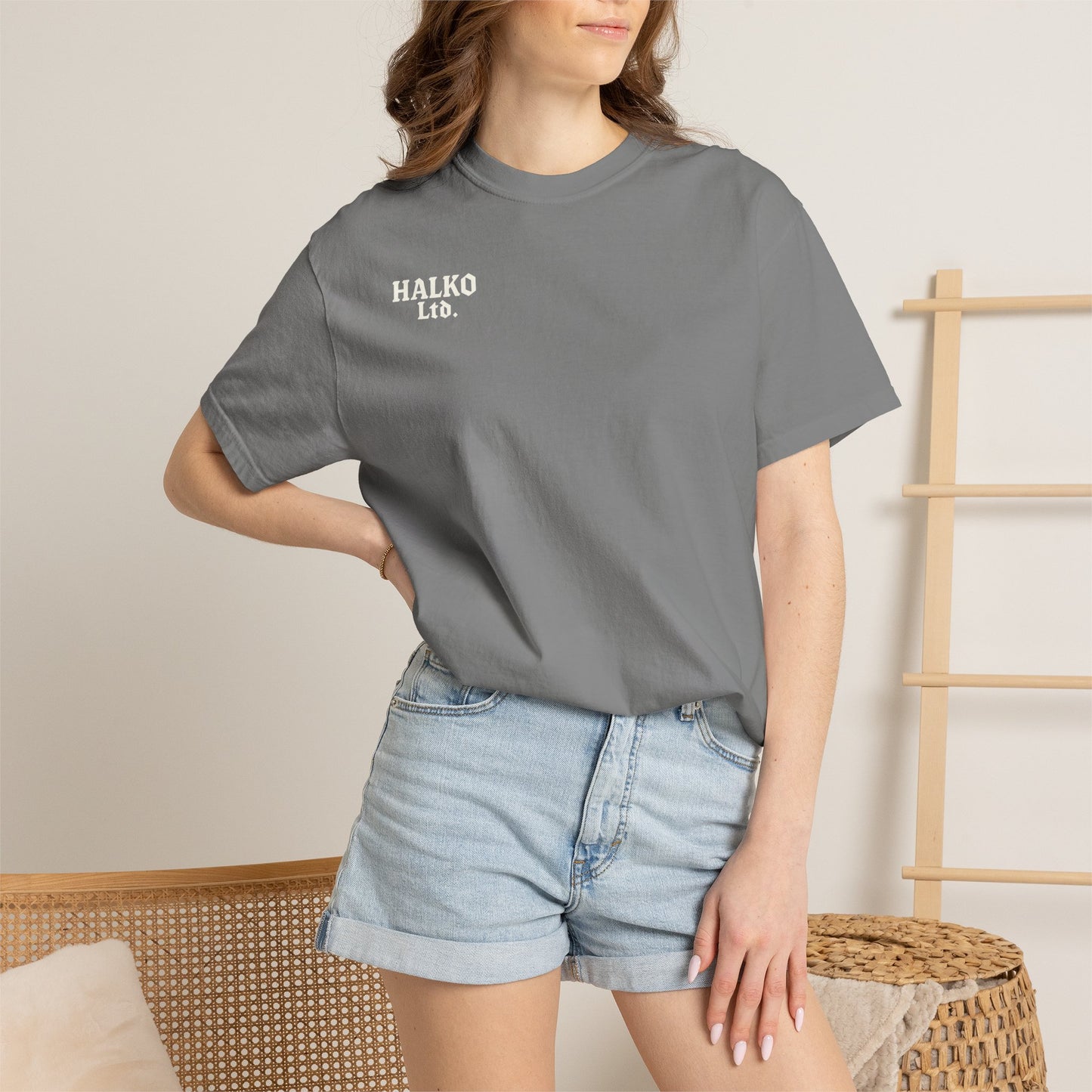 Graphic T-Shirt — Minimal Back Print "Follow Me"