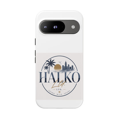Halko Beach Skyline Phone Case — Sunset Palm Tropical Protective Cover
