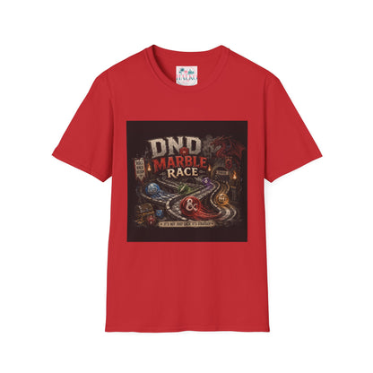 D&D Marble Race T-Shirt — Fantasy Tabletop Gaming Tee