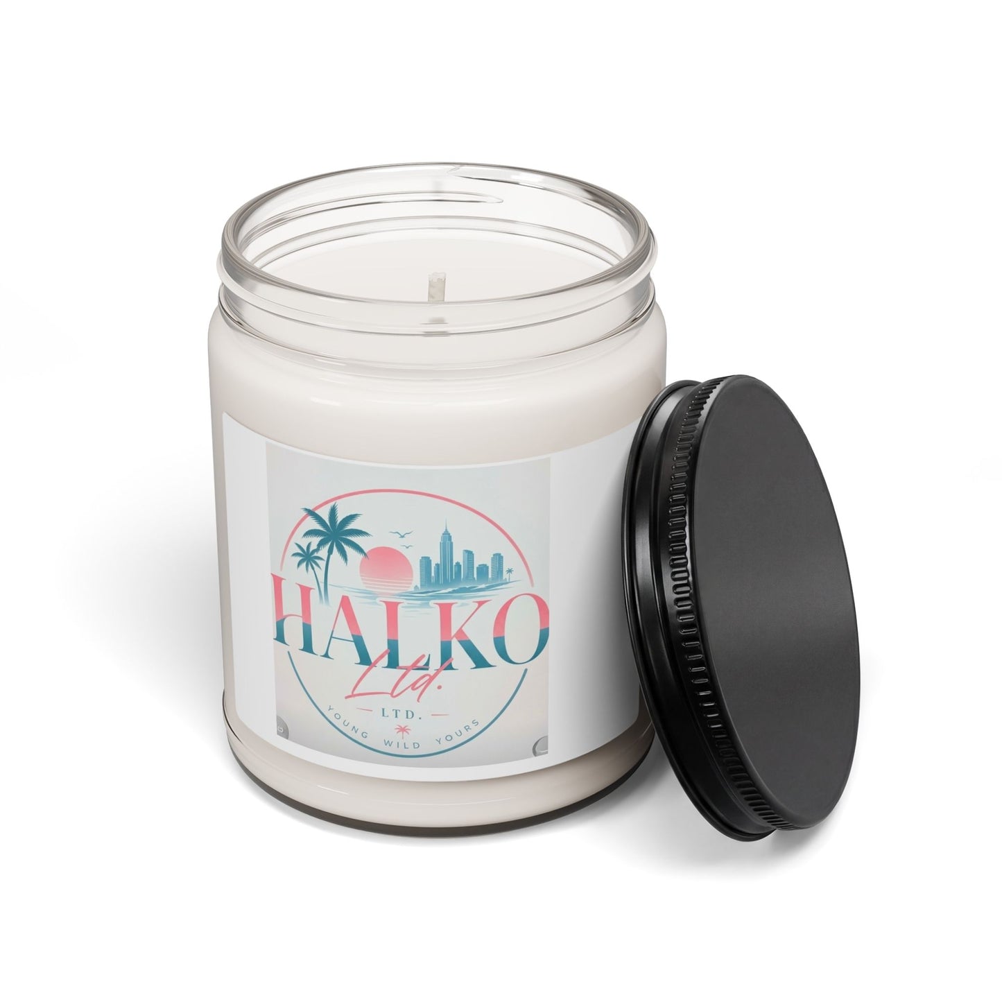 Haliko Life Scented Soy Candle — 9oz Tropical Sunset Aromatherapy Jar