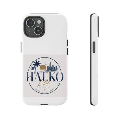 Halko Beach Skyline Phone Case — Sunset Palm Tropical Protective Cover