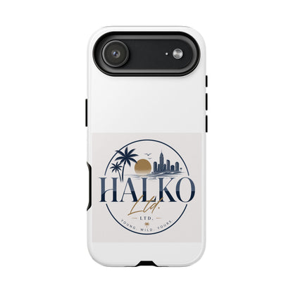 Halko Beach Skyline Phone Case — Sunset Palm Tropical Protective Cover
