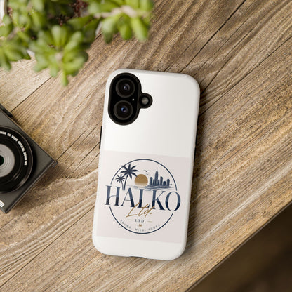 Halko Beach Skyline Phone Case — Sunset Palm Tropical Protective Cover