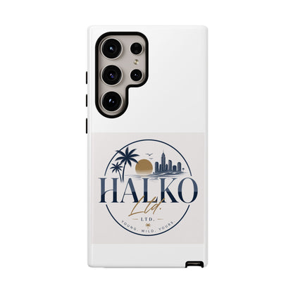 Halko Beach Skyline Phone Case — Sunset Palm Tropical Protective Cover