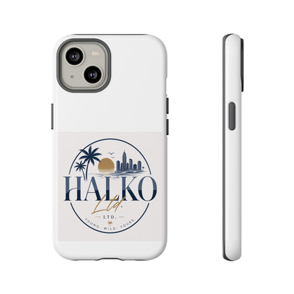 Halko Beach Skyline Phone Case — Sunset Palm Tropical Protective Cover