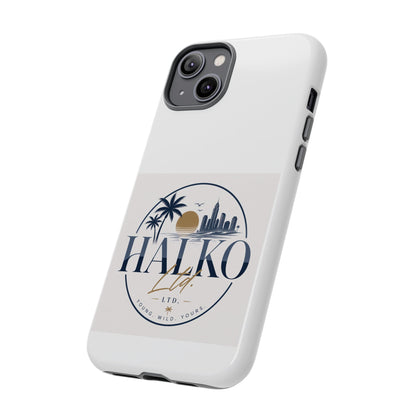 Halko Beach Skyline Phone Case — Sunset Palm Tropical Protective Cover