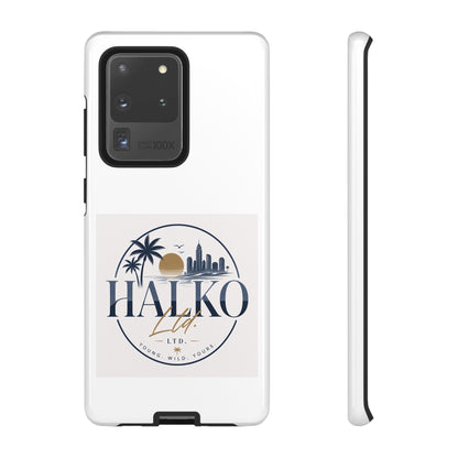 Halko Beach Skyline Phone Case — Sunset Palm Tropical Protective Cover