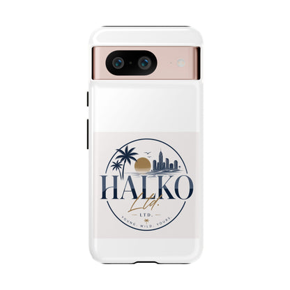 Halko Beach Skyline Phone Case — Sunset Palm Tropical Protective Cover