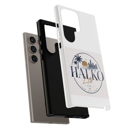 Halko Beach Skyline Phone Case — Sunset Palm Tropical Protective Cover
