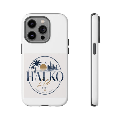 Halko Beach Skyline Phone Case — Sunset Palm Tropical Protective Cover