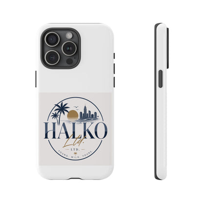Halko Beach Skyline Phone Case — Sunset Palm Tropical Protective Cover