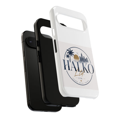 Halko Beach Skyline Phone Case — Sunset Palm Tropical Protective Cover