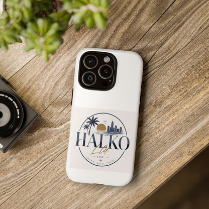 Halko Beach Skyline Phone Case — Sunset Palm Tropical Protective Cover