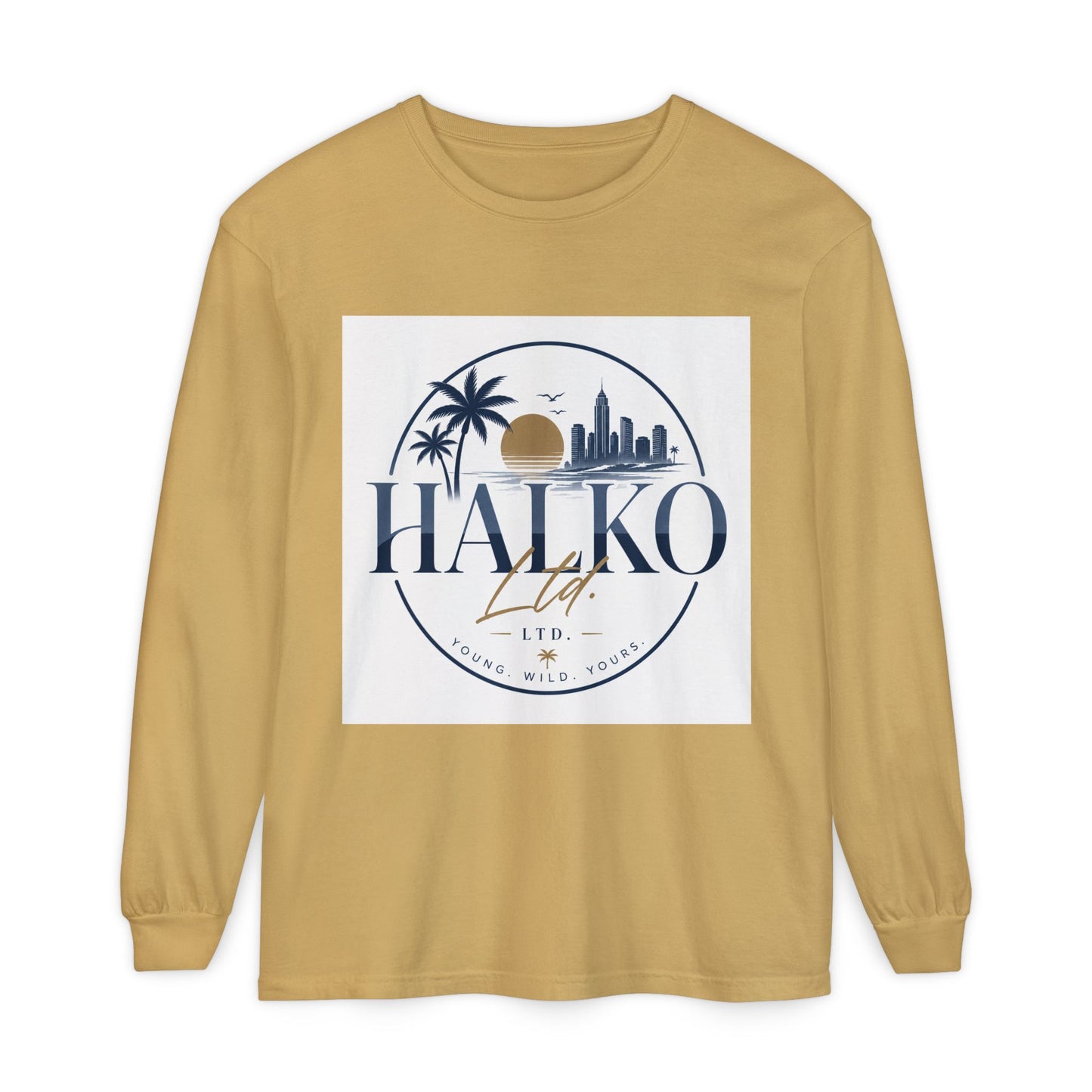 Halko Coastal Logo Long Sleeve Tee