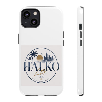Halko Beach Skyline Phone Case — Sunset Palm Tropical Protective Cover