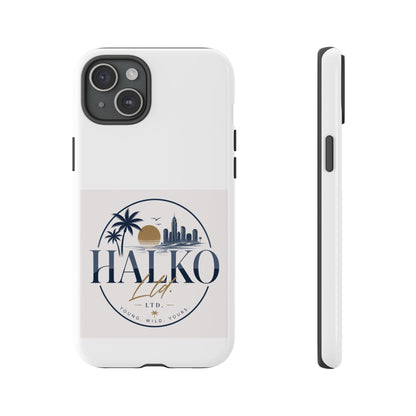 Halko Beach Skyline Phone Case — Sunset Palm Tropical Protective Cover