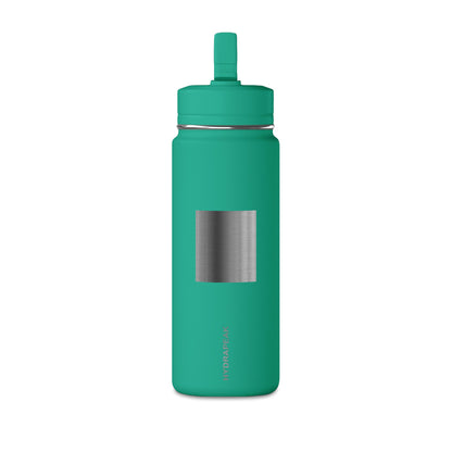20oz Mini Water Bottle with Straw - Compact Hydration Bottle
