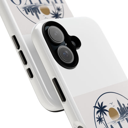 Halko Beach Skyline Phone Case — Sunset Palm Tropical Protective Cover