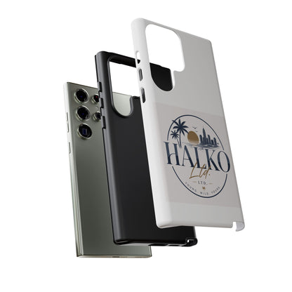 Halko Beach Skyline Phone Case — Sunset Palm Tropical Protective Cover