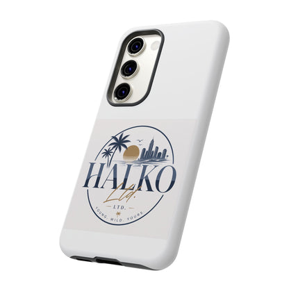 Halko Beach Skyline Phone Case — Sunset Palm Tropical Protective Cover