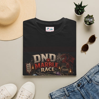 D&D Marble Race T-Shirt — Fantasy Tabletop Gaming Tee