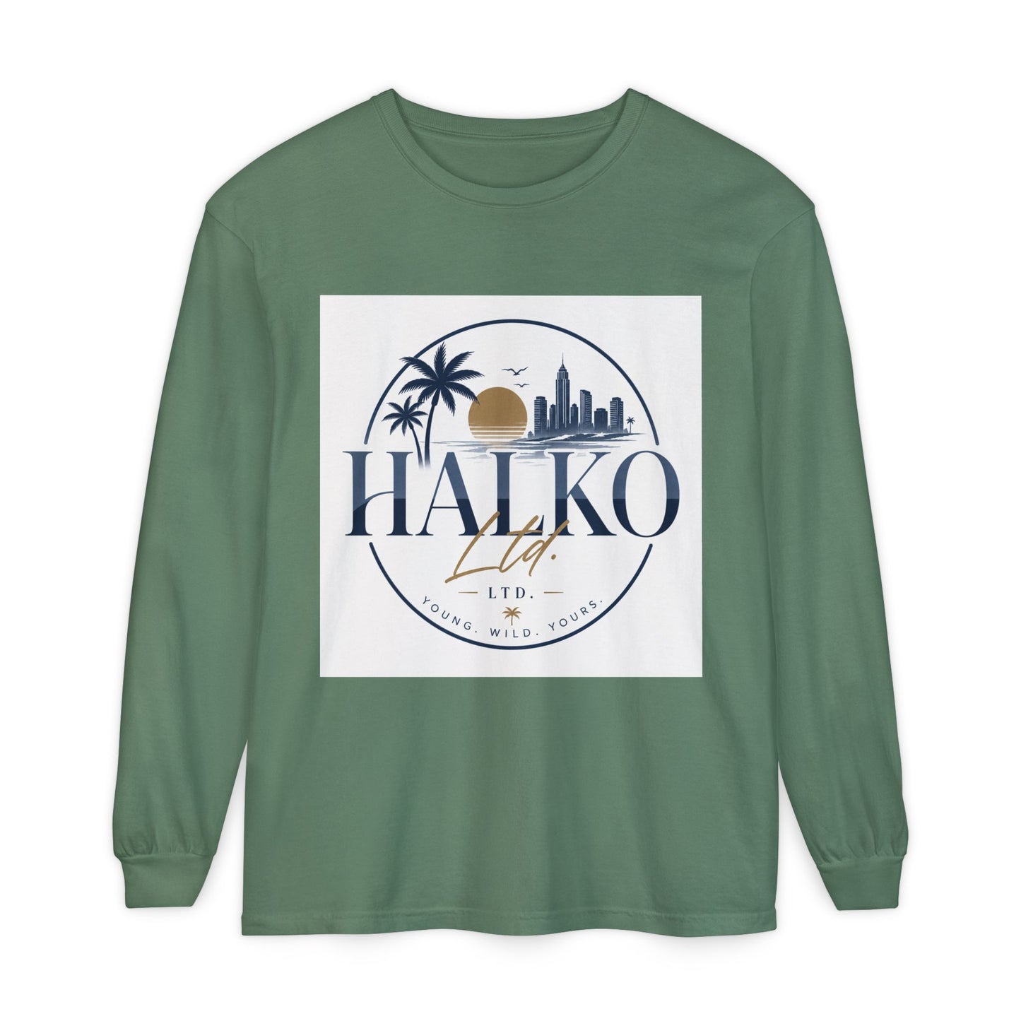 Halko Coastal Logo Long Sleeve Tee