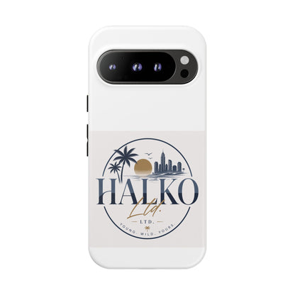 Halko Beach Skyline Phone Case — Sunset Palm Tropical Protective Cover