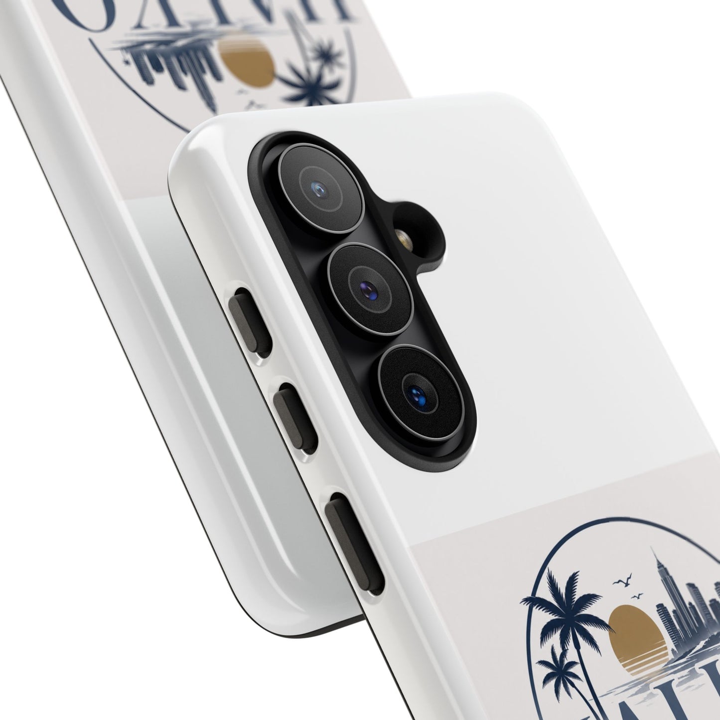Halko Beach Skyline Phone Case — Sunset Palm Tropical Protective Cover