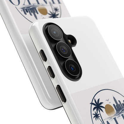 Halko Beach Skyline Phone Case — Sunset Palm Tropical Protective Cover