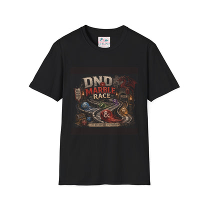 D&D Marble Race T-Shirt — Fantasy Tabletop Gaming Tee