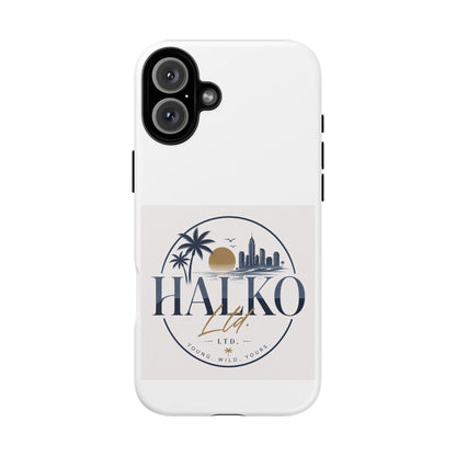 Halko Beach Skyline Phone Case — Sunset Palm Tropical Protective Cover