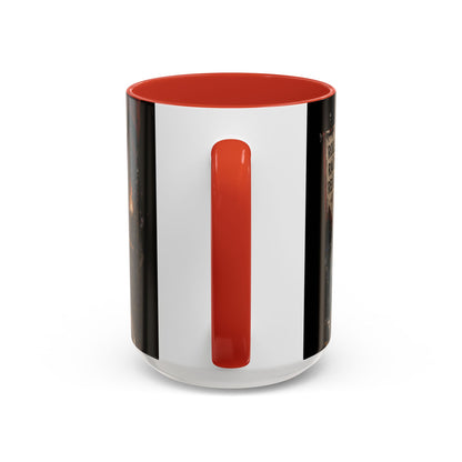 Marble Race Accent Coffee Mug — Vintage Board Game Racing Design (11/15oz)