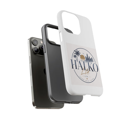 Halko Beach Skyline Phone Case — Sunset Palm Tropical Protective Cover