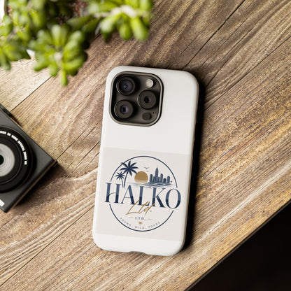 Halko Beach Skyline Phone Case — Sunset Palm Tropical Protective Cover