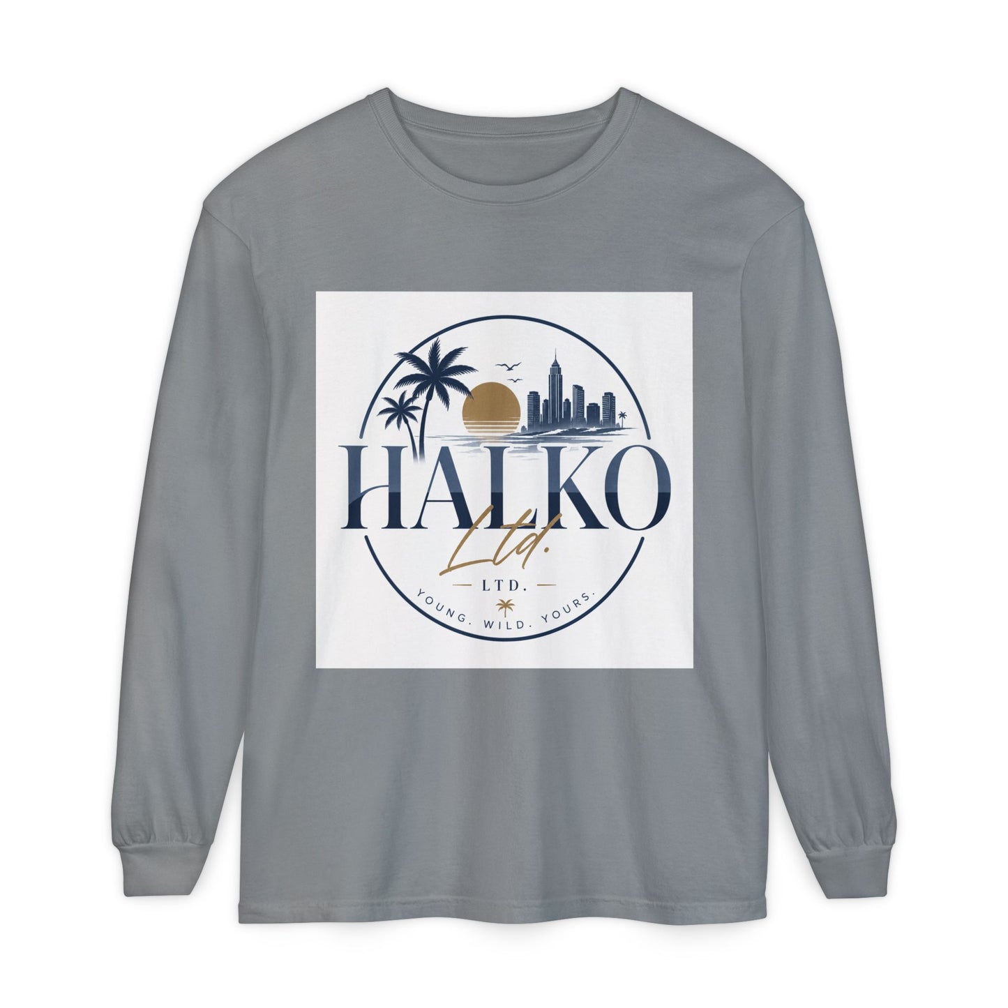 Halko Coastal Logo Long Sleeve Tee