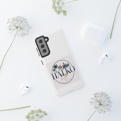 Halko Beach Skyline Phone Case — Sunset Palm Tropical Protective Cover
