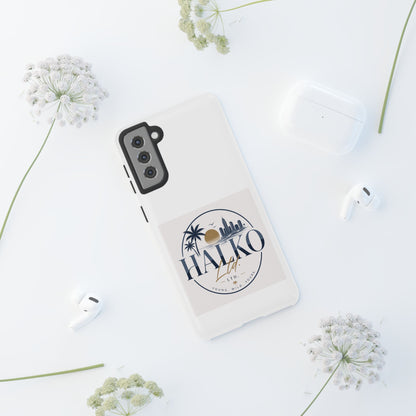 Halko Beach Skyline Phone Case — Sunset Palm Tropical Protective Cover