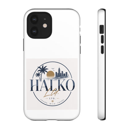 Halko Beach Skyline Phone Case — Sunset Palm Tropical Protective Cover