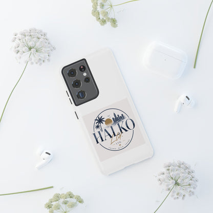 Halko Beach Skyline Phone Case — Sunset Palm Tropical Protective Cover