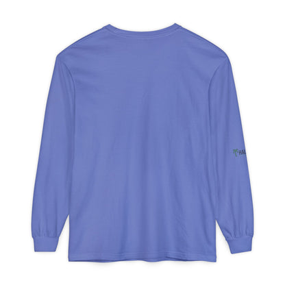 Retro Beach Graphic Long Sleeve T-Shirt — Halko LTD Coastal Sunset Design