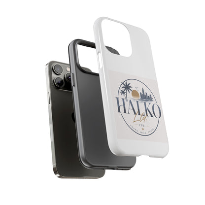 Halko Beach Skyline Phone Case — Sunset Palm Tropical Protective Cover