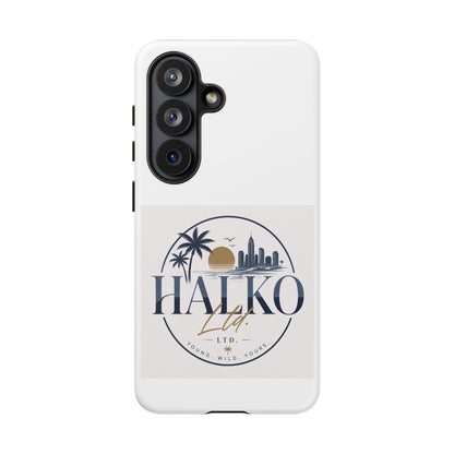 Halko Beach Skyline Phone Case — Sunset Palm Tropical Protective Cover