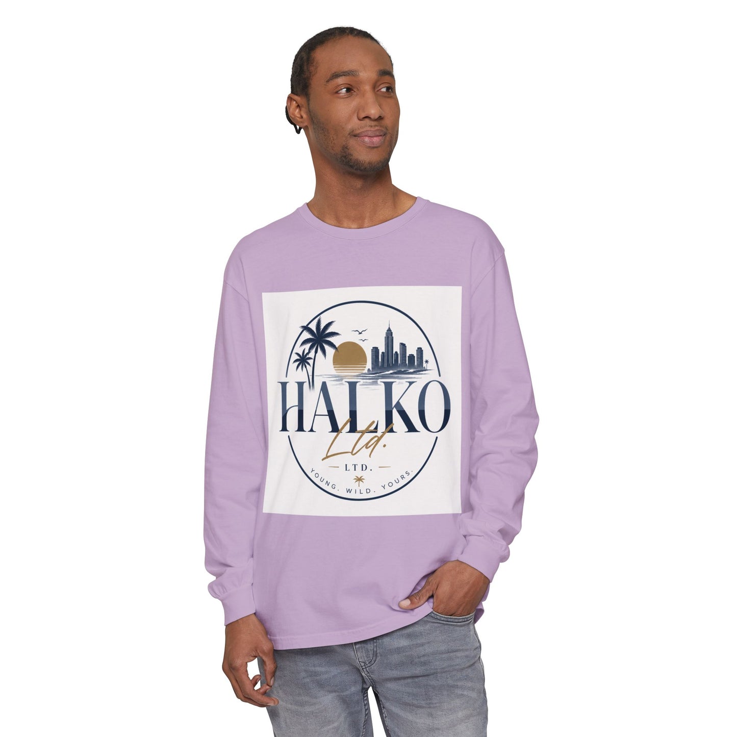 Halko Coastal Logo Long Sleeve Tee